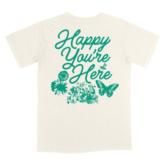 Happy You're Here T-Shirt - Ivory